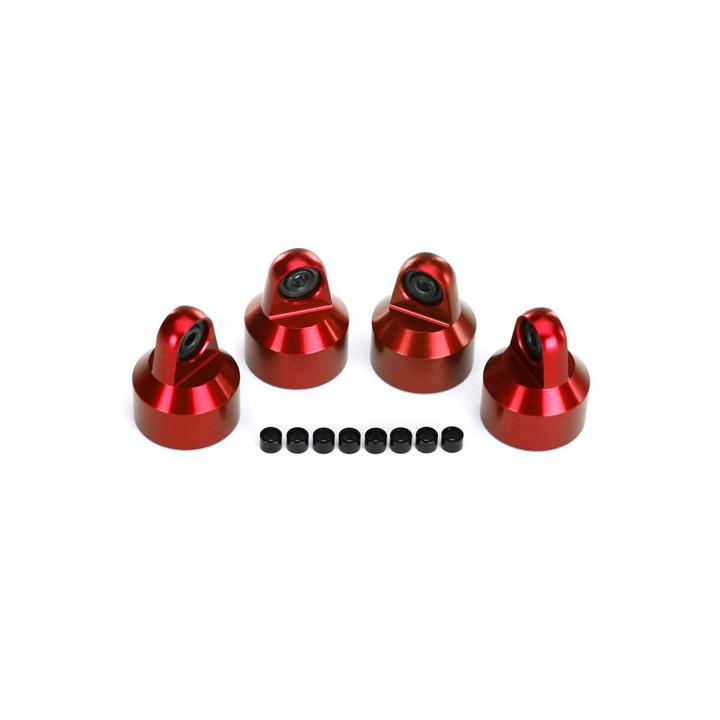 TRAXXAS - zakrętka amortyzatora RED