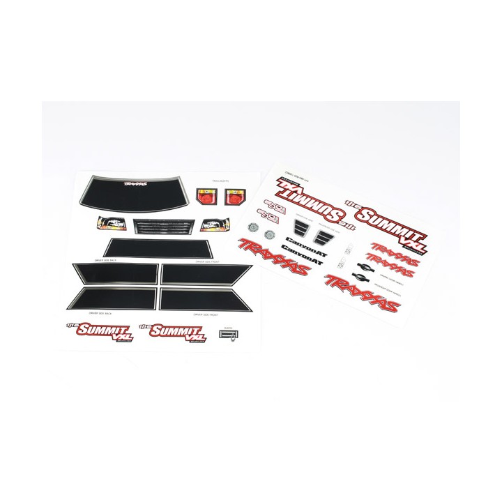 TRAXXAS - komplet naklejek