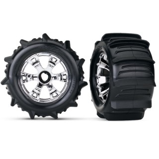 TRAXXAS - komplet kół 3,8" Paddle