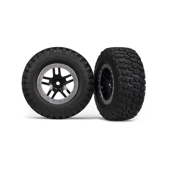 TRAXXAS - komplet kół 2WD - przód