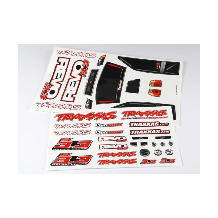 TRAXXAS - kpl naklejek REVO 3,3