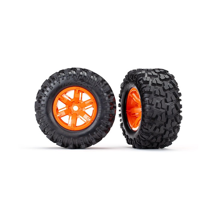 TRAXXAS - koła MAXX / felga ORANGE