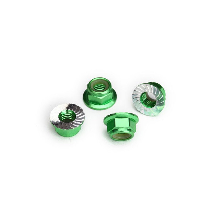 TRAXXAS - nakrętki 5mm GREEN