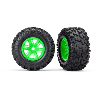 TRAXXAS - koła MAXX / felga GREEN