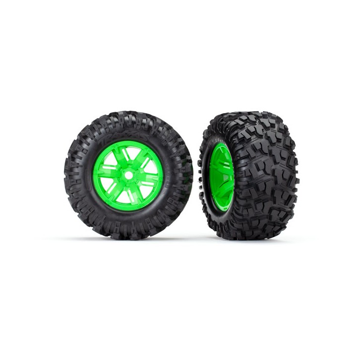 TRAXXAS - koła MAXX / felga GREEN
