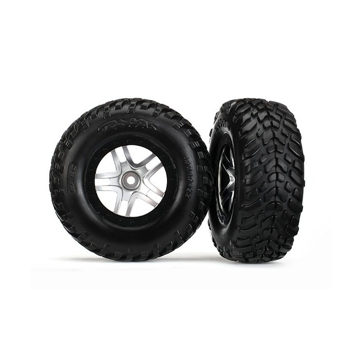 TRAXXAS - komplet kół S1 SCT - chrom    