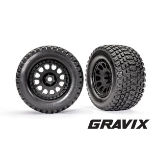 TRAXXAS - komplet kół Gravix XRT Hex 24 
