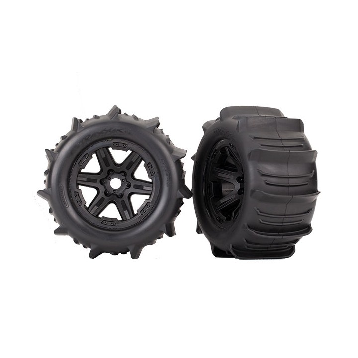 TRAXXAS - komplet kół Paddle - E-Revo