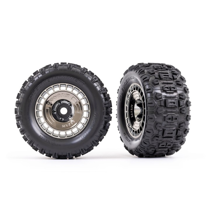 TRAXXAS - komplet kół 3.8" Sledgehammer