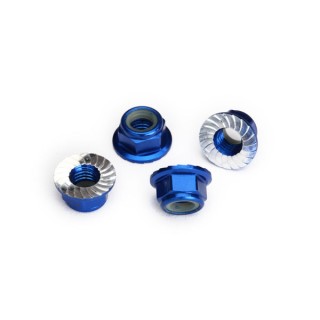 TRAXXAS - nakrętki 5mm BLUE