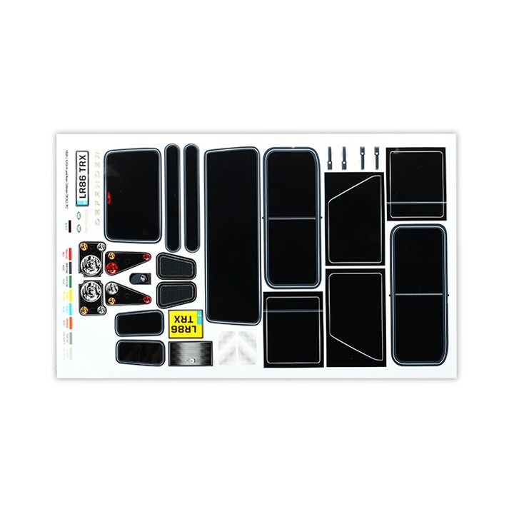 TRAXXAS - zestaw naklejek TRX - 4