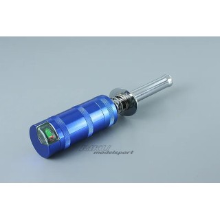 Klips aluminiowy z miernikiem + accu