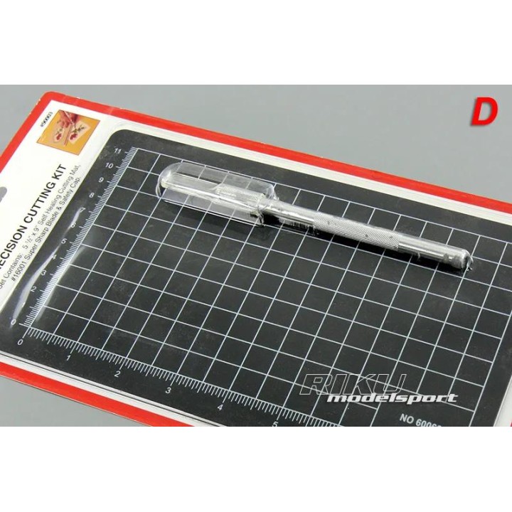 EX - podkładka ze skalą biała + nożyk