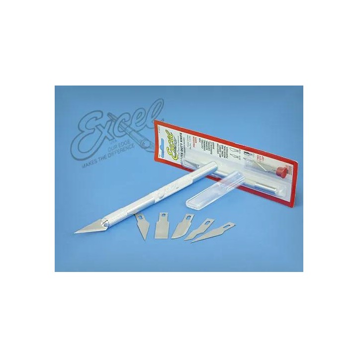 EX - nożyk aluminiowy + ostrza