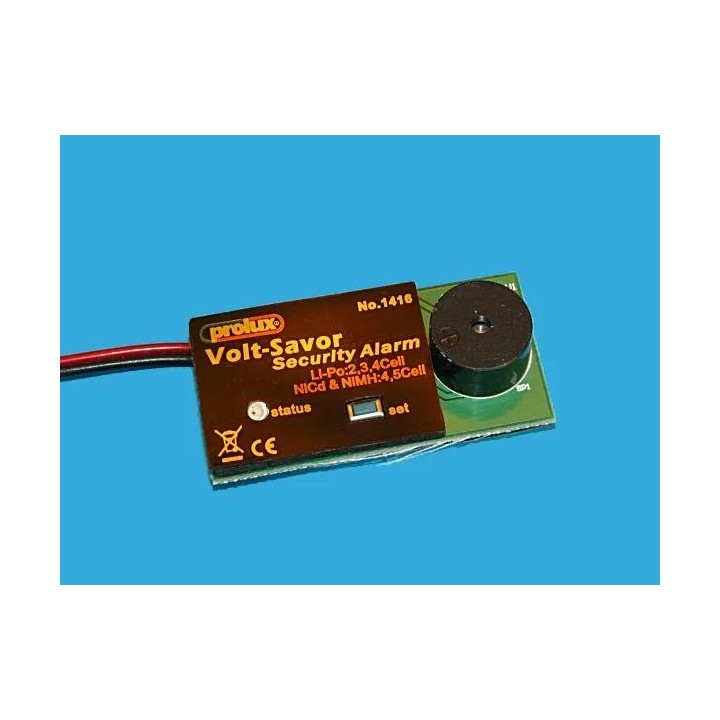 Alarm niskiego napięcia 4,0 - 16,8V