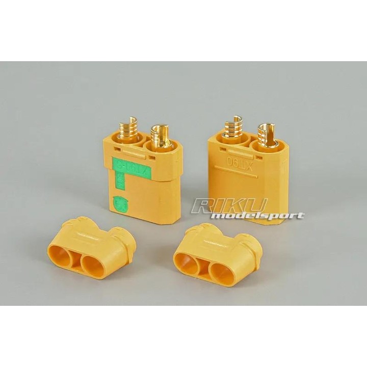 Wtyk - złącze żółte - komplet XT90