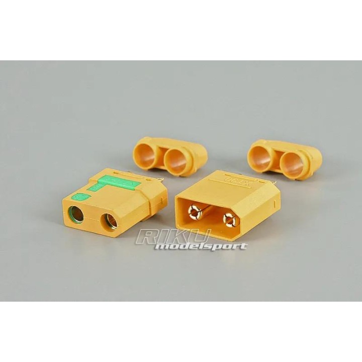 Wtyk - złącze żółte - komplet XT90