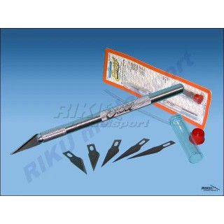 EX - zestaw-nóż met. uchwyt, 5szt.ostrzy