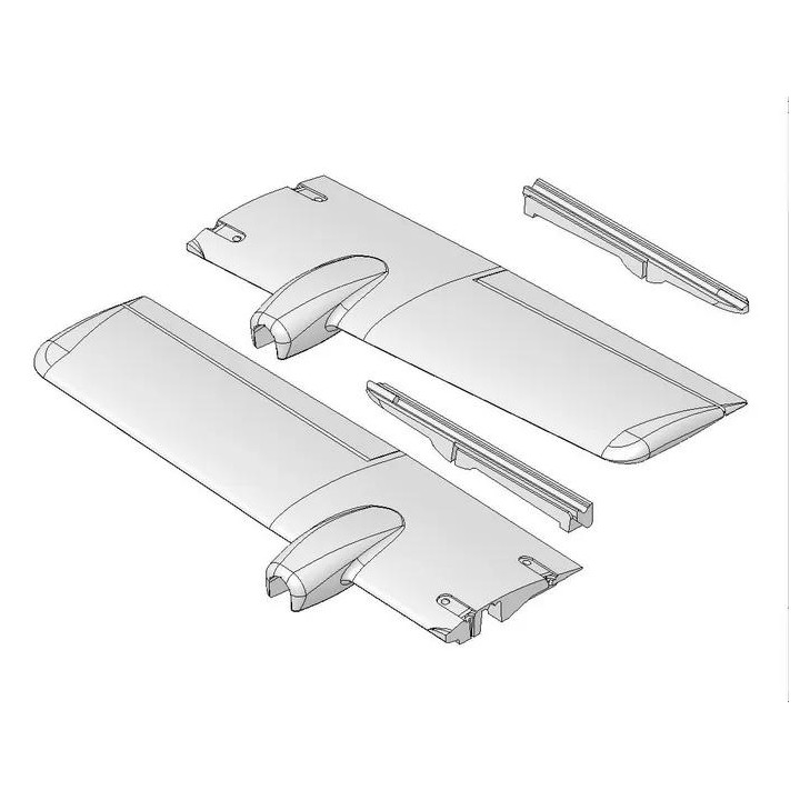 MODEL-MPX p - TWIN STAR II - skrzydła