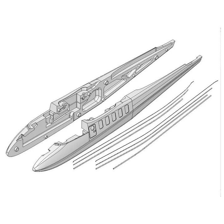 MODEL-MPX p - TWIN STAR II - kadłub