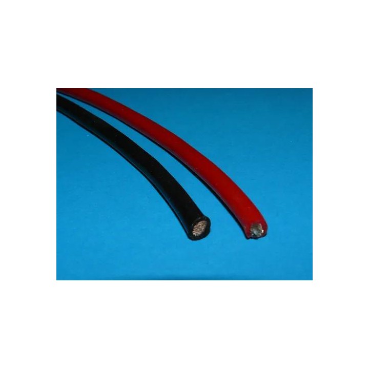 Przewód silikonowy  6,00mm2 / 1mb