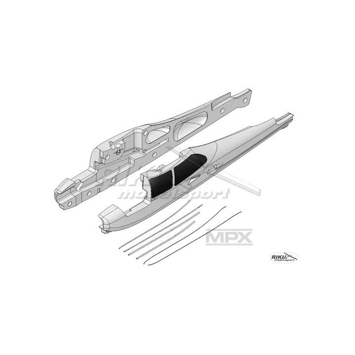 MODEL-MPX p - MINI MAG - kadłub -do     