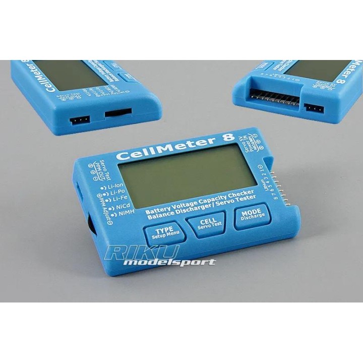 AKU LiPo - kontroler pojemności i serw