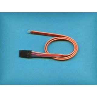 Przewód serwa - wtyczka 0,25mm2