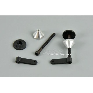 DU-BRO - dźwignia steru z regulacją 41mm