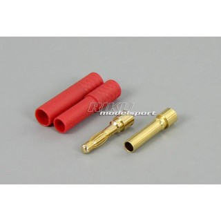 Wtyki bananowe - fi 4,0mm + osłona