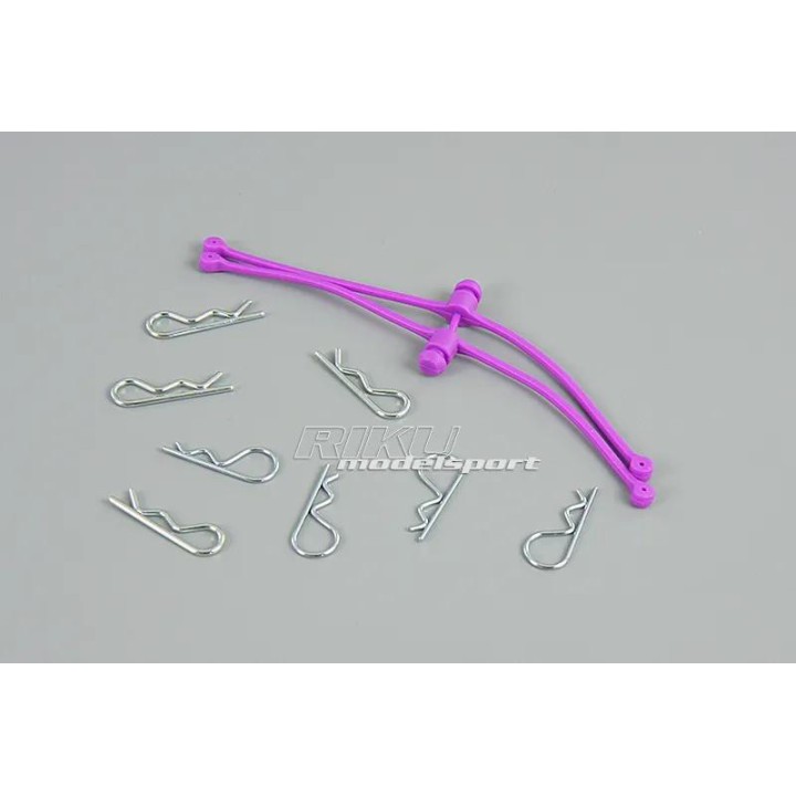 DU-BRO - komplet spinek fioletowych