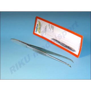 EX - pinceta 4,5" zakrzywiona