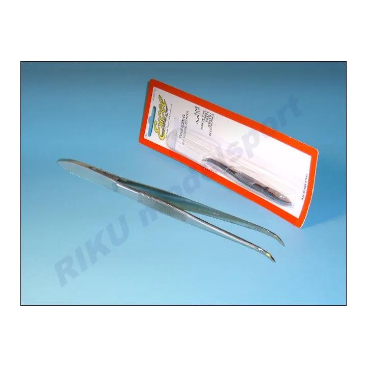 EX - pinceta 4,5" zakrzywiona