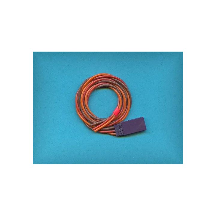 Przewód serwa silikon. 0,25mm2 - gniazdo