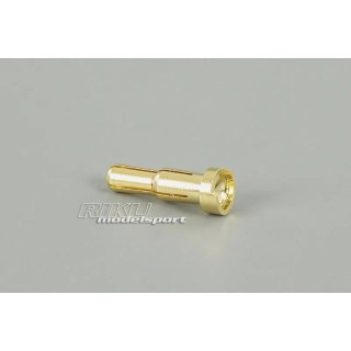 Wtyki bananowe kątowe - fi 4,0mm