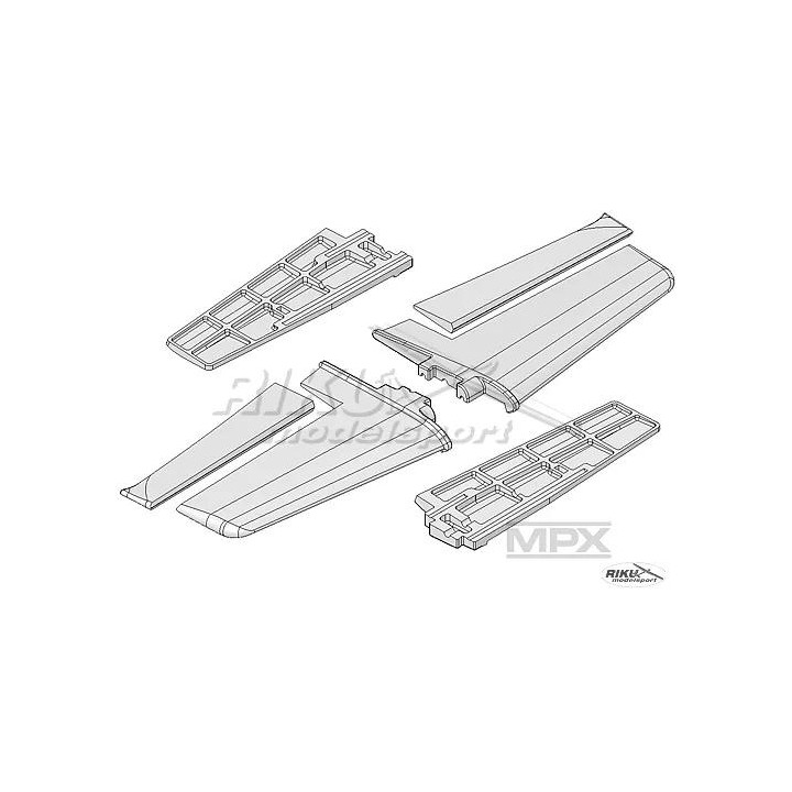 MODEL - MPX p - ACROMASTER - skrzydła