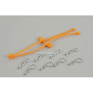 DU-BRO - komplet spinek pomarańczowych