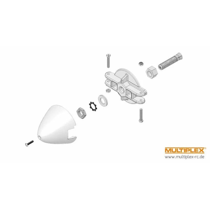 MODEL - MPX p - EasyStar - kołpak + moc.