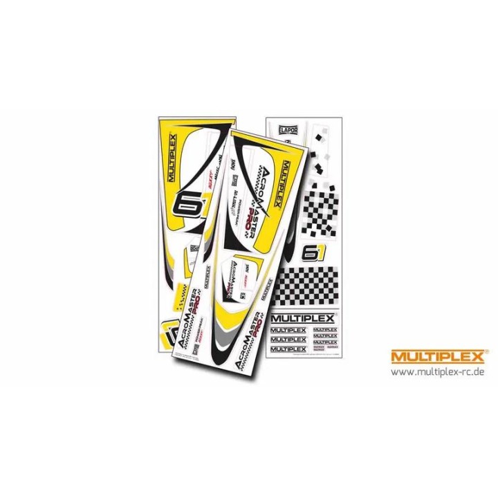 MPX - naklejki Acromaster - YELLOW