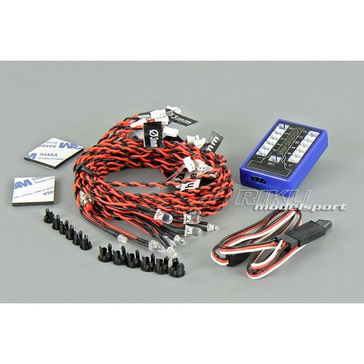 LED RC   CAR   - zestaw oświetlenia