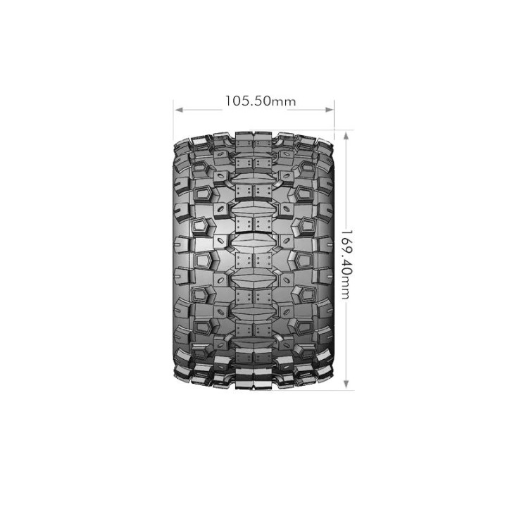 LOUISE MFT 1/8 MT - UPHIL MONSTER - 17mm