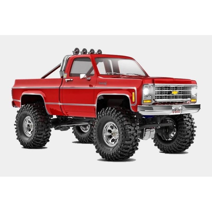 MODEL-TRAXXAS TRX-4M RED CHEVROLET K10  
