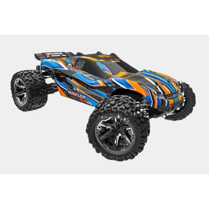 MODEL-TRAXXAS   RUSTLER VXL 4X4 - ORNG