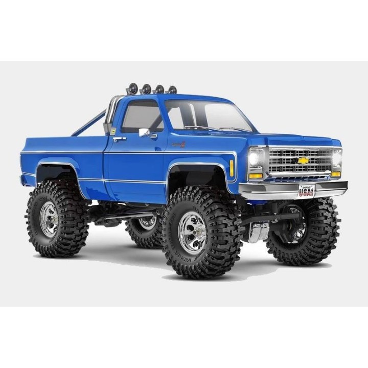 MODEL-TRAXXAS TRX-4M BLUE CHEVROLET K10 