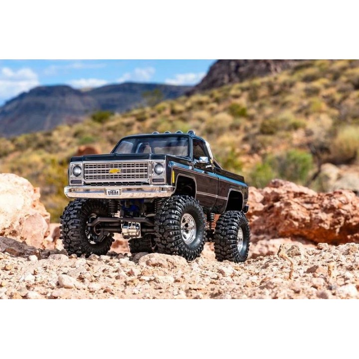 MODEL-TRAXXAS TRX-4M BLACK CHEVROLET K10
