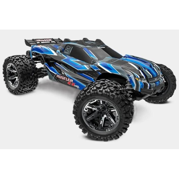 MODEL-TRAXXAS   RUSTLER VXL 4X4 - BLUE