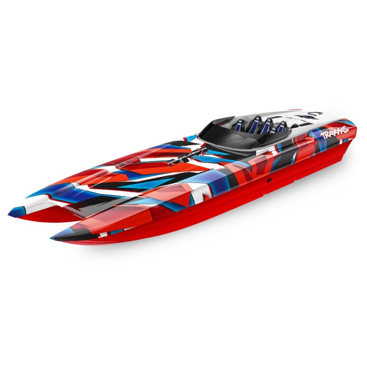 DCB M41 WIDEBODY - model łodzi - wersja czerwona