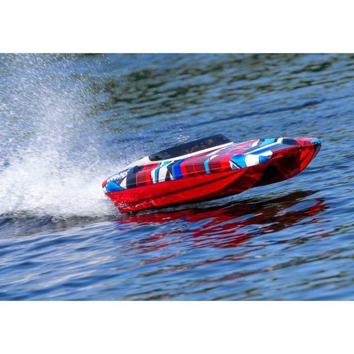 DCB M41 WIDEBODY - model łodzi - wersja czerwona