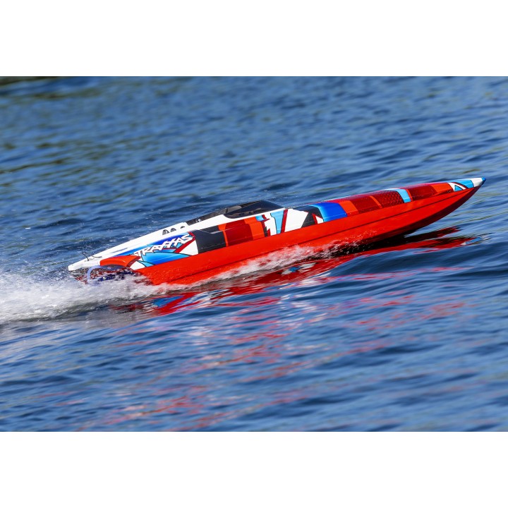 DCB M41 WIDEBODY - model łodzi - wersja czerwona
