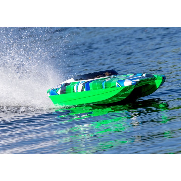 DCB M41 WIDEBODY - model łodzi - wersja zielona